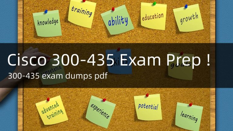 [2020.12] Cisco 300-435 Exam Prep Actual Dumps Questions For Free Share